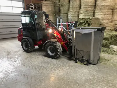 Futtermischschaufel aus Inox für Müessli, Gläck und Silage