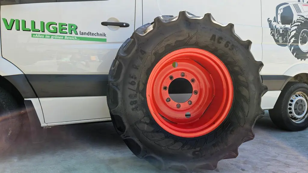 Fixspurräder mit Reifen Mitas 480/65 R24
