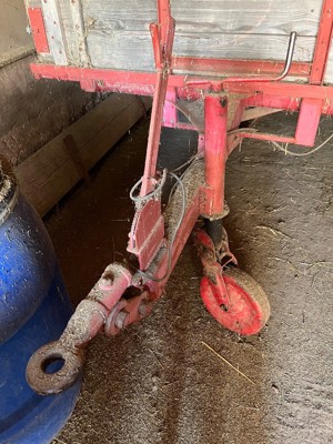 Anhänger Einachs mit Holzbrücke - Brückenwagen
