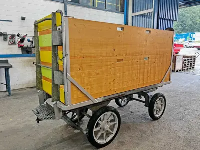 Unbekannt, Anhänger Brückenwagen Post Anhänger