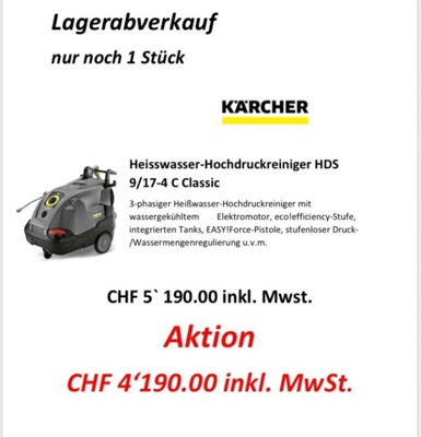 Heisswasser Hochdruckreiniger HDS 9/17-4C Classic