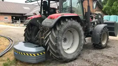 Heckgewicht/Heckballast, 800 kg, für Unterlenkeraufnahme, masse contrepoids, pour bras inf.