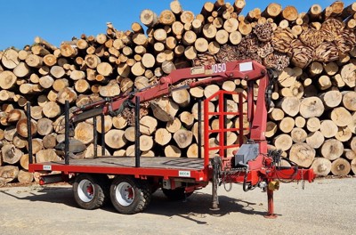 Tandem-Forstanhänger "BECK" - Occasion 16 to.