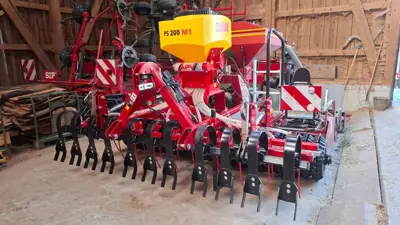 Übersaatgerät / Grünlandstriegel / Sämaschine SMS