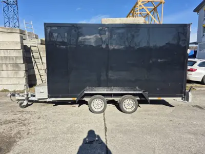 Absenkanhänger Humbaur HK3000 / Kastenanhänger