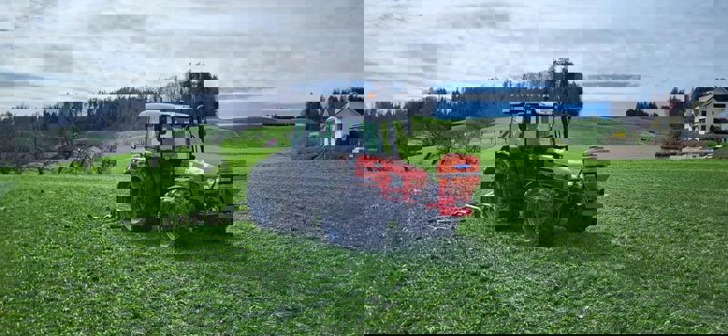 Schneckenkornstreuer/Samenstreuer/Kleinsamenstreuer/elektronische Regelung der Drehzahl und Streumen