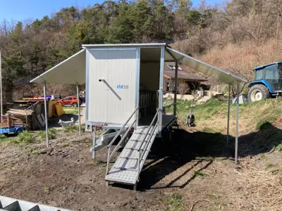 Traite mobile sur remorque