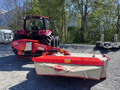 Kuhn Heckscheibenmähwerk mit Aufbereiter