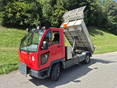 Multicar (Meili) 4x4 mit Krichgang, Dreiseitenkipper