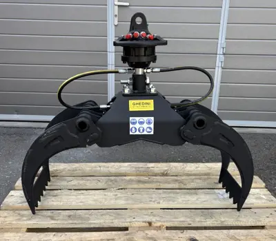 Holzgreifer mit 53 kg