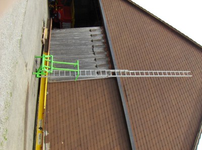 Alu Leiter mit Euro Anbaukonsole