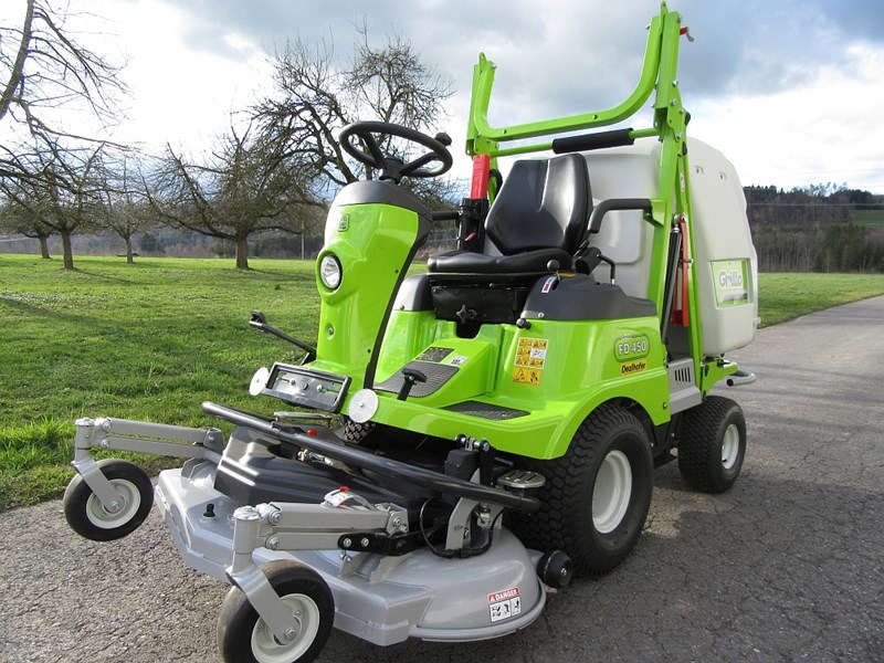 Grillo Rasentraktor Rasenmäher FD450, mit Hochentleerung