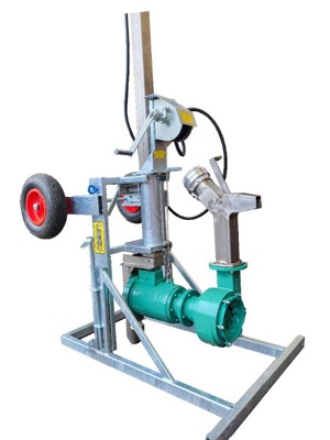 Tauchschneidpumpe, mobil