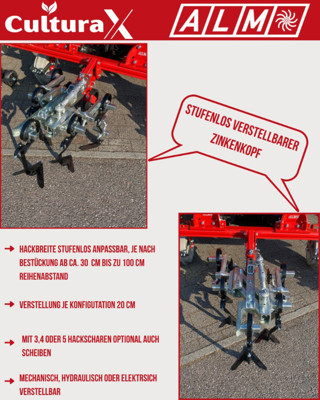ALM CulturaX Hacke für Gemüsebau + Sonderkulturen