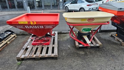 2 St. Düngerstreuer, Vicon und Rauch