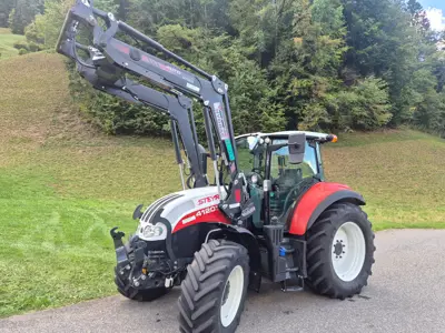 Steyr Multi 4120, Frontlader, FH ZW Entlastung