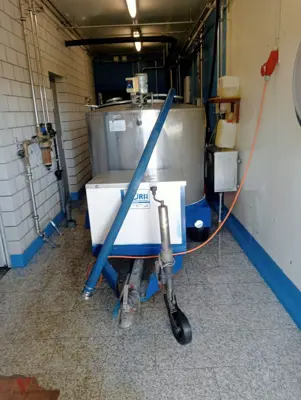 Milchtank 825 Liter, fahrbar mit Kühlung