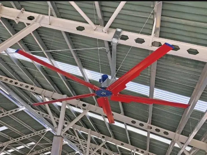 Heliventilatior 4m / Stallüfter 4m / Grossraumlüfter / Stallbelüftung 4m