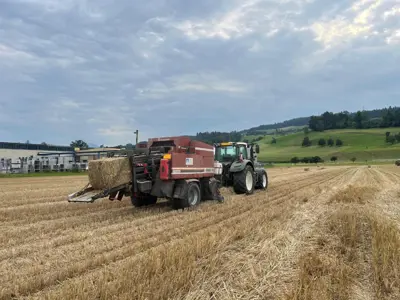 Quaderballenpresse Hesston 4860S