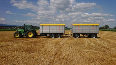 2- Achs- Dreiseitenkipper Marolf, Char basculant 3 côtés, 2 essieux, type WM 180-52-244 K 3