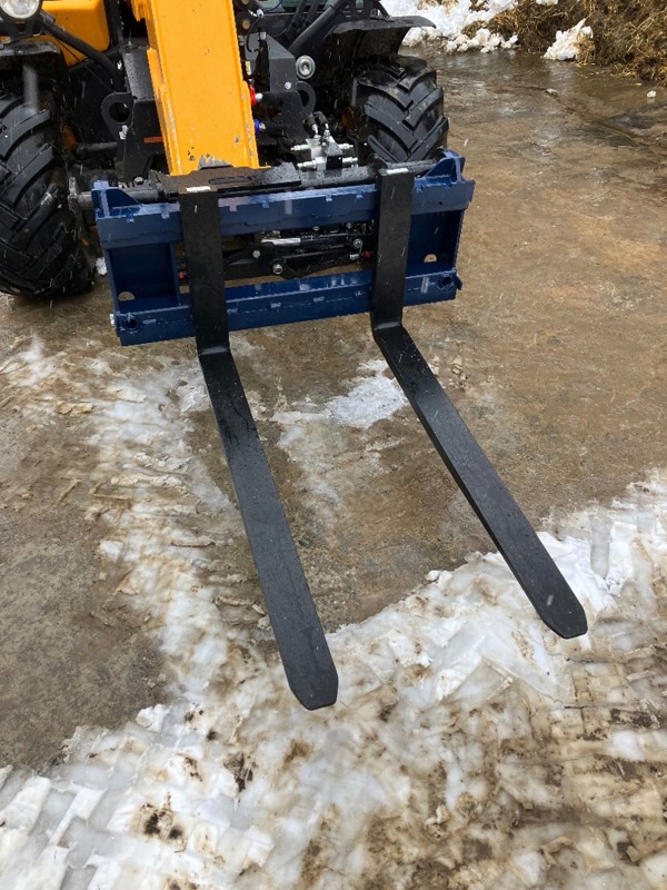 Palettengabel 2000 kg an Frontlader, Palettiseur