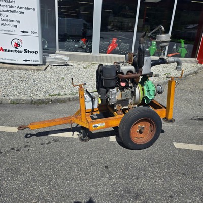 Wasserpumpe ROVATTI Fahrbar miLombardini Motor