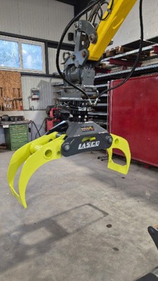 Holzgreifer Greifer Holzzange Festanbau zu 3 – 6 to. Bagger