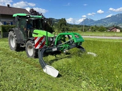 NEUHEIT Doppelmesser Mähwerk gezogen
