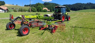 Doppelschwader Claas Liner 2600 Trend