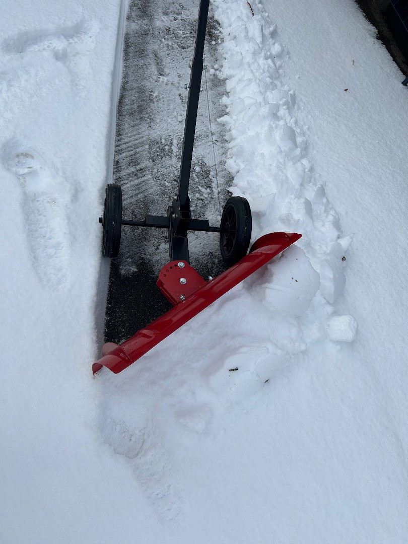 Stoss-Schild manuell für Schnee/Mist