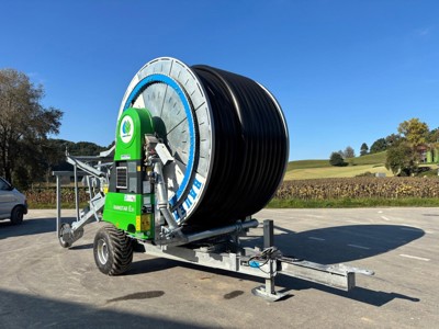 enrouleur Bauer, irrigation, canon, arrosage,