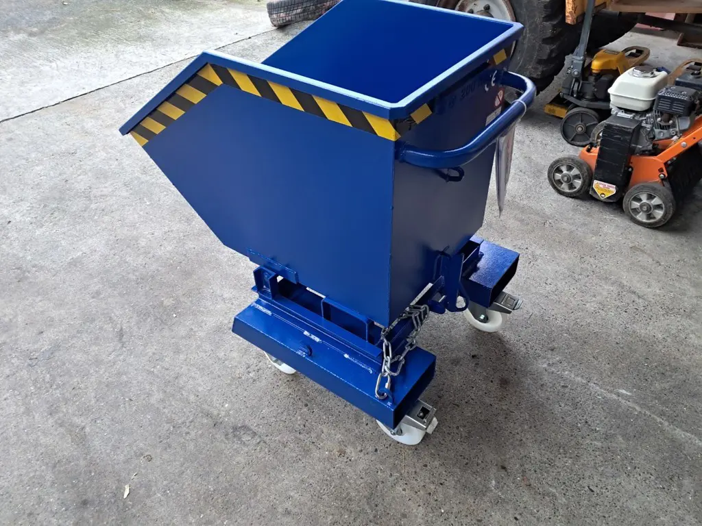 Stahlblech Kippmulde mit Räder