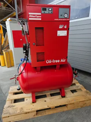 Atlas Copco SF4 Kompressor mit Lufttrockner