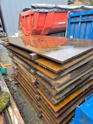 Fahrplatte Überfahrblech Stahl 3000x1500x30mm S355