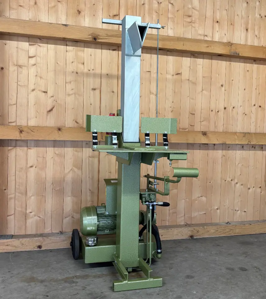 Occ. Holzspaltmaschine mit Elektro-Motor 380 Volt und Knie Bedienung