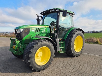 John Deere 6125R / Autopower Stufenlos / Autotrac-Vorbereitung / Druckluftbremsen / Frontkraftheber / Frontzapfwelle / XeoBib Reifen