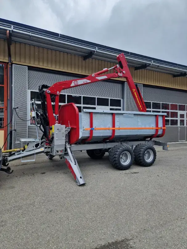 Rückewagen Forstanhänger Schlang& Reichart SR 1100