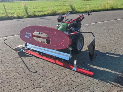 Motormäher Rapid Monta mit Bandeingrasung Compact