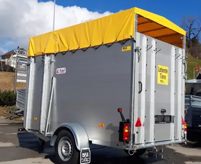 Max- ALU Viehanhänger / Viehwagen 4.1m