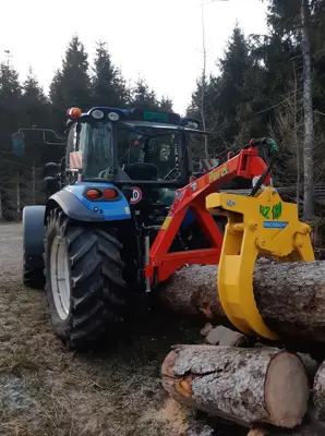 Hydr. Holzrückezange Perzl - seit 1997, Pince à débarder Perzl - depuis 1997