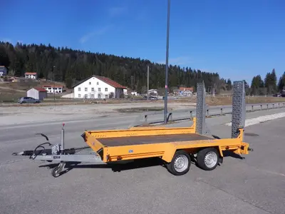 Remorque transport machine