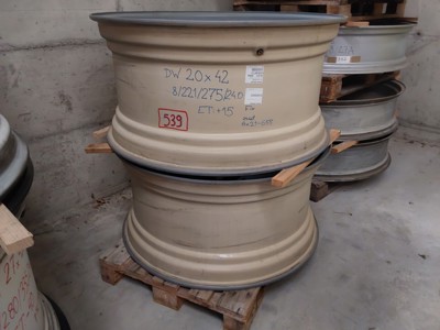 Fixspur Felge DW 20x42