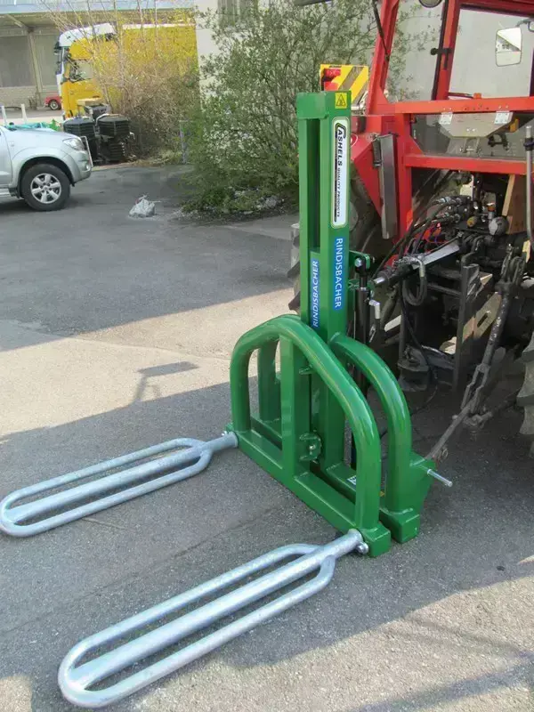 Ballengabel mit Hebefunktion, Rundballenstapler, Ballenstapler, Ballenhochstapler/Elevateur à balles