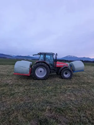 3 auf einen Streich...Rundballengabel, Kombi