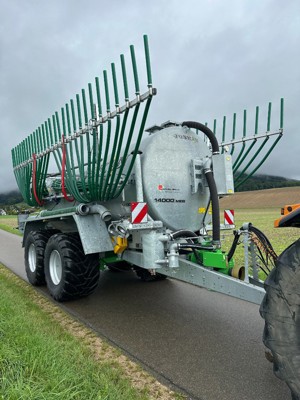Güllefass Joskin 14000 Modulo2 mit Schleppschlauch Vogelsang 15m