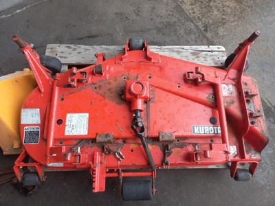 Mähwerk Mähdeck Kubota RC48-62 HF , Komplettes Zwischenachs - Mähwerk , Mähbreite 1,2m , passend zu Kubota B 7200 , evtl. auch B 7100 / 8100 / 8200 / 9200 / usw.