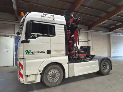 MAN TGX 18.540 mit Forstkran 40km/h