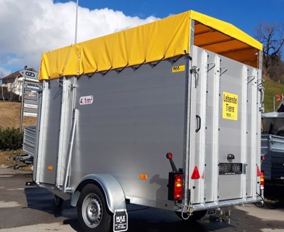 Max- ALU Viehanhänger / Viehwagen 4.1m