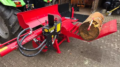 Waagrechtspaltmaschine GROWI "Die SCHNELLEN"