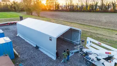 Lagerzelt DP-KIT - 3.5 - 4m x 8m